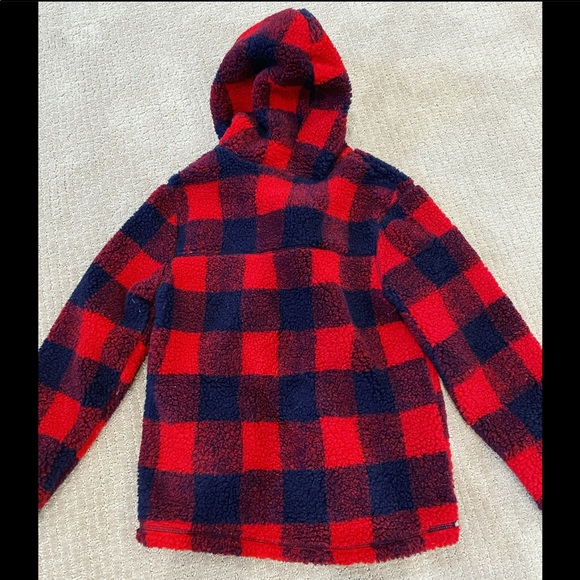 Cat & Jack Buffalo Check Fleece Jacket - Picture 2 of 3